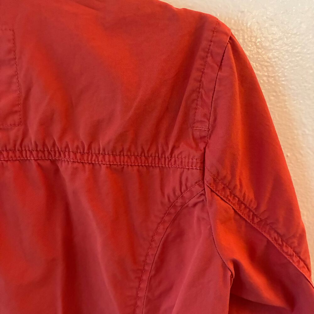 Eddie Bauer Women's Utility Jacket Small Paprika Orange Cotton Casual Stylish - Picture 6 of 10